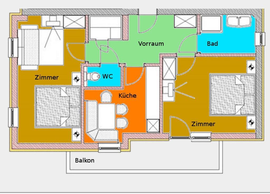 Haus Panorama Apartment ชลัดมิง ห้อง รูปภาพ